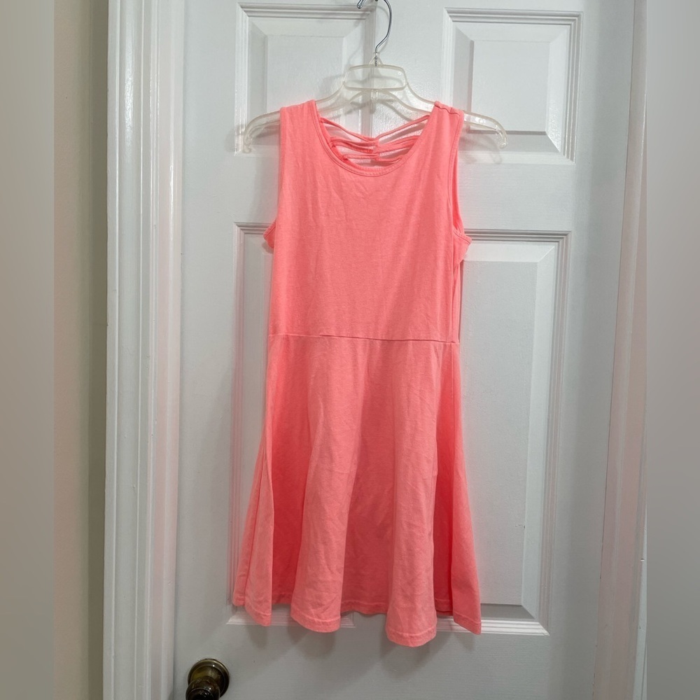 The Children’s Place Pink Skater Dress. Girls size L 10/12